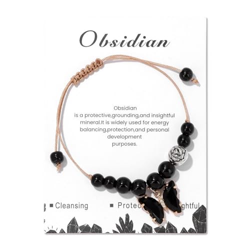 GKYQVE Einzigartige Kristallschmetterling Armband Charme Handgefertigte Armreifen Süße Tierheize Geflochten von GKYQVE