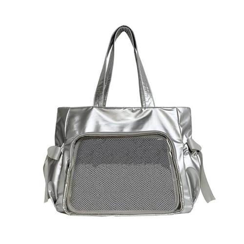 GKYQVE Einzigartige Nylon Itabag Mit Klarem Fensternadel Display Taschen Vielseitige Schulterbeteiligung Freizeittasche Für Tägliche Verwendung Und Cosplay Frauen Modesasche von GKYQVE