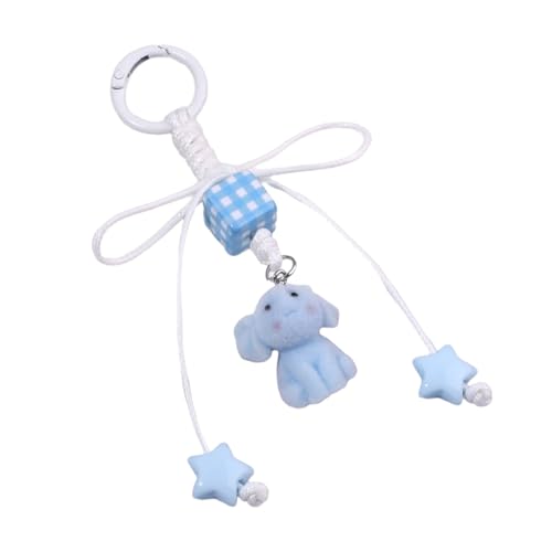 GKYQVE Elefant Geflochtener Schlüsselbeutel Charme Geldtasche Zubehör Rucksack Anhänger Auto Schlüsselanhänger Hängende Ornament Geflochten von GKYQVE