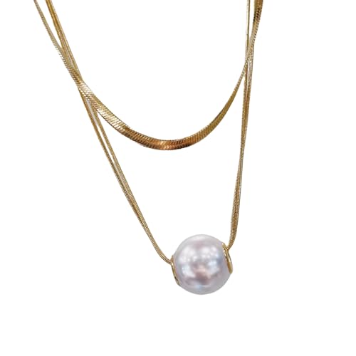 GKYQVE Eleganer Silberperlen Halskette Anhänger Mit Stilvollem Designs Accessoire Für Trendige Frauen Damen Täglich Gebrauch Casual Wear Vielseitige Kette GKYQVE Eleganer Silberperlen Halskette Anhänger Mit Stilvollem Designs Accessoire Für Trendige Frauen Damen Täglich Gebrauch Casual Wear Vielseitige Kette von GKYQVE