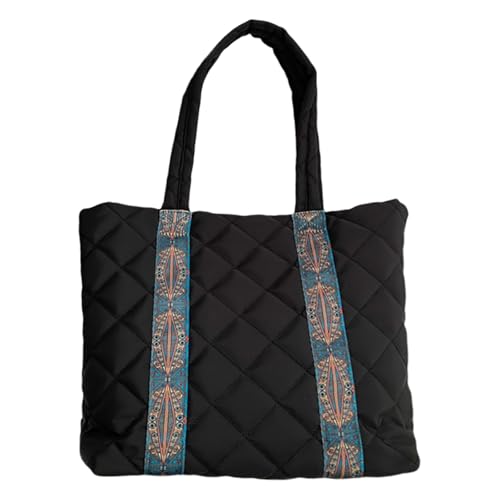 GKYQVE Elegante Gestepte Handtasche Große Kapazität Puffumbetasche Für Frauen Winter Mode Große Kapazität Unterarm Multi Purpose Schulter von GKYQVE