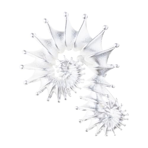 GKYQVE Elegante Muschelohrringe Offene Designs Ringe Um Alle Gesichtsform Stilvolle Silberbeschichtung Schmuck Für Jeden Anlass Einzigartige Conch Stengs Zu Ergänzen von GKYQVE