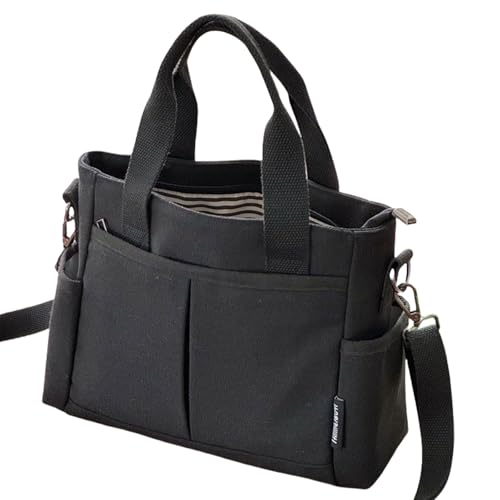 GKYQVE Elegante Umhängetasche Für Frauen Zarte Handtasche Mit Verstellbarem Gurt Canvas Crossbody Top Taschen Leinwandbeutel von GKYQVE
