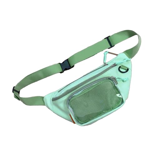 GKYQVE Eleganter Itabag Mit Klarem Displayfenster Verstellbares Crossbody Gurt Modische Gelbe Pins Showcase Geldbörse Crossbody Tasche von GKYQVE