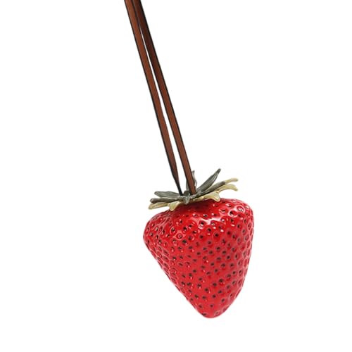 GKYQVE Erdbeerschlüsselkettenbeutel Charme Für Frauen Geldbeutel Handtasche Rucksack Anhänger Charm Car Keyring Ästhetische Schlüsselanhänger Geschenkchark Accessoires von GKYQVE