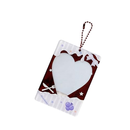 GKYQVE Event Catching Chocolate Inspired Card Case Compact 3inch Speicher Mit Abnehmbarem Schlüsselbund Für Zubehör Schokoladenmotivkartenhalter Für Lüfter von GKYQVE