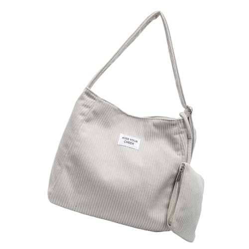 GKYQVE Frauen Ästhetische Handtasche Cord Crossbody Tasche Große Kapazität Schulter Retro Boten Für Reisen Täglich Gebrauch Frauen Handtasche Retro Schulter Großkapazität Crossbody Shopping von GKYQVE
