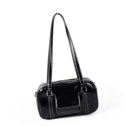 GKYQVE Frauen Achselbeutel PU Leder Handtasche Allzugemachte Achsel Vintage Pendeln Koreanische Stile Schulter Frauen Handtasche Mode Retro Unterarm Koreanische Stile von GKYQVE