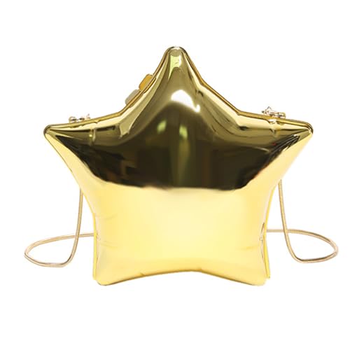 GKYQVE Frauen Acrylumten Umhängetasche Sternform Messenger Abend Crossbody Clutch Geldbörse Für Hochzeitsfeier Frauen Clutch Geldbörse Sternform Schulter Trend Crossbody von GKYQVE