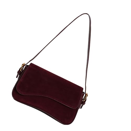 GKYQVE Frauen Bag Winter Crossbody PU Leder Schulter Unterarm Geldbeutel Einfache Messenger Damen Retro Handtasche Frauen Schulter PU Leder Crossbody Geldbörse Achsel Für Den Winter von GKYQVE