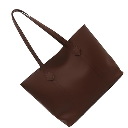 GKYQVE Frauen Große Kapazität Umhängetasche PU Leder Achselhöhle Modehandtaschen All Matching Satchel Top Frauen PU Leder Handtasche All Matching Schulter Wintertasche Satchel von GKYQVE