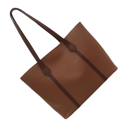 GKYQVE Frauen Große Kapazität Umhängetasche PU Leder Achselhöhle Modehandtaschen All Matching Satchel Top Frauen PU Leder Handtasche All Matching Schulter Wintertasche Satchel von GKYQVE