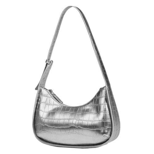 GKYQVE Frauen Kleine Umhängetasche PU Leder Handtasche Mode Achsel Weibliche Halbarms Unterarm Für Reisen Frauen PU Leder Schulter Kleine Handtasche Achsel Weibliche von GKYQVE