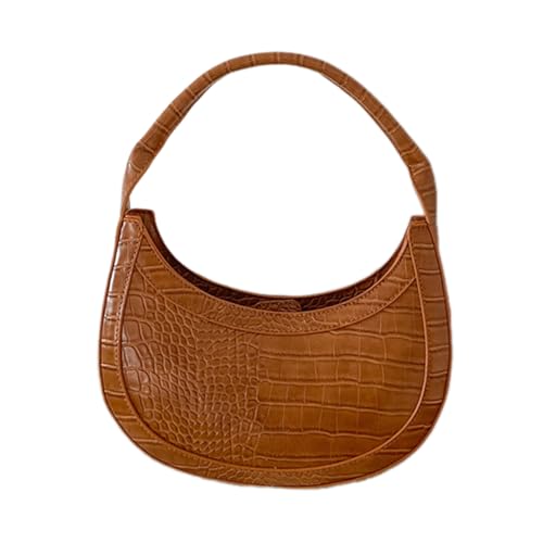 GKYQVE Frauen Kleine Umhängetaschen Mode PU Leder Handtasche Weibliche Mond Für Einkaufsreisen Frauen Mode Schulter PU Leder Handtasche Dumplings von GKYQVE