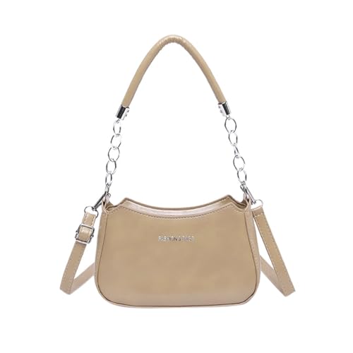 GKYQVE Frauen Modische Retro Kleine Umhängetasche PU Leder Crossbody Geldbörse Achselhilfe Mit Kettengriff Für Tägliche Gebrauchsmodentasche von GKYQVE