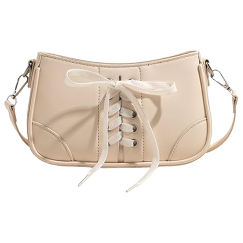 GKYQVE Frauen Schöne Umhängetaschen Studenten Buchen Süße Bögen Messengery PU Leder Crossbod von GKYQVE