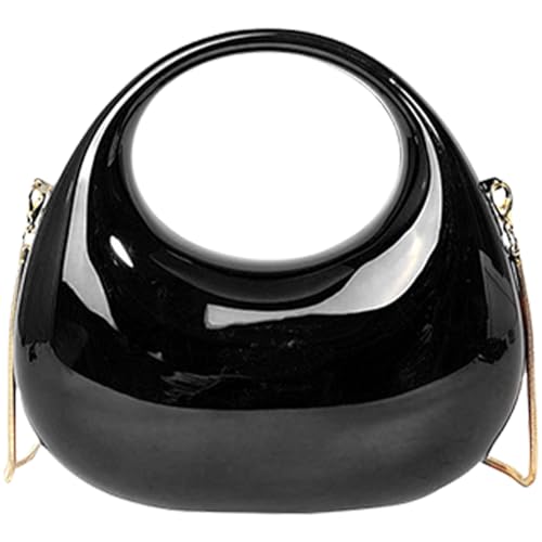 GKYQVE Frauen Tasche Abend Handtasche Crossbody Mond Form Schultermodische Geldbörse Für Hochzeitsmond Formhandtasche Für Frauen Clutch Elegante Schulter von GKYQVE