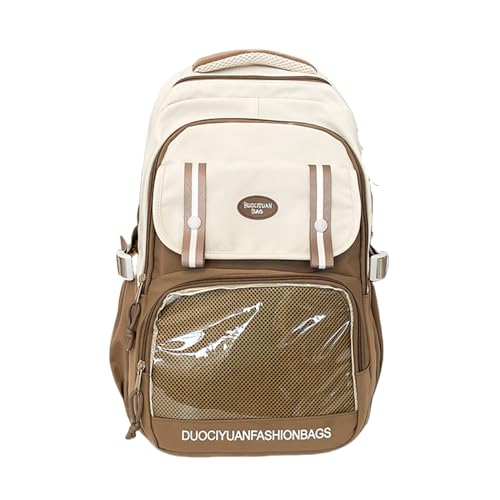 GKYQVE Frauen Transparent Niedlicher ITabag Rucksack Mit Klarer Tasche Japaner Stil Animes Pin Display Studentenschule Japanische Studentin Japanischer Stil von GKYQVE