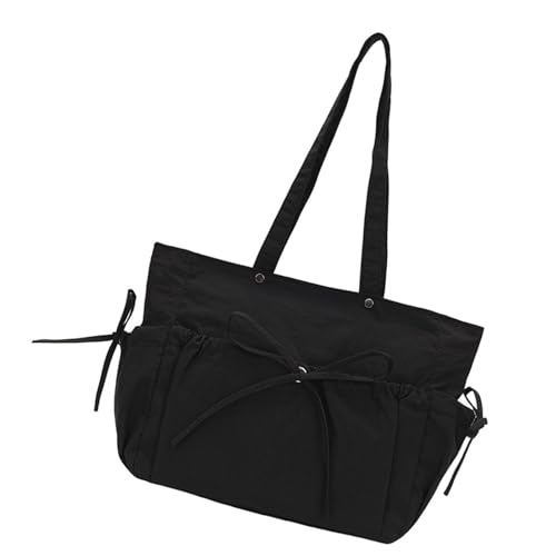 GKYQVE Frauen Umhängetasche Japanische Stile Achselflecken Plissierte Handtasche All Matching Unterarmeinkauf Für Alltägliche Frauen Große Kapazität Achselfaltener Schulter Schöne Bögen Handtasche von GKYQVE