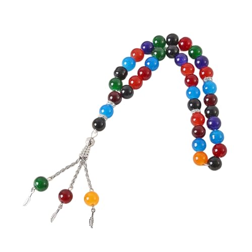 GKYQVE Gebetsperlen Armband Perlen Armband Religiöse Handgelenk Schmuck Religiöse Accessoire Gla/Glaze Textur Für Tägliche Muslime Gebetsperlen Geeignet von GKYQVE