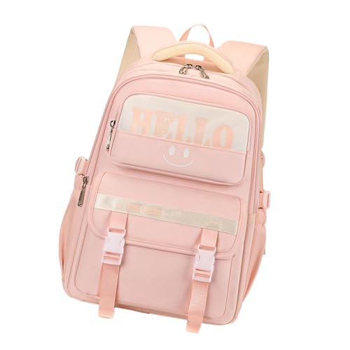 GKYQVE Geräumiger Student Rucksack Für Teenager Multi Funktionsfächer School Tasche Freizeitpack Für Mode Teen Girls Mode Schultasche von GKYQVE