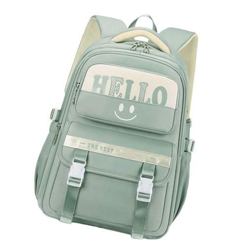 GKYQVE Geräumiger Student Rucksack Für Teenager Multi Funktionsfächer School Tasche Freizeitpack Für Mode Teen Girls Mode Schultasche von GKYQVE