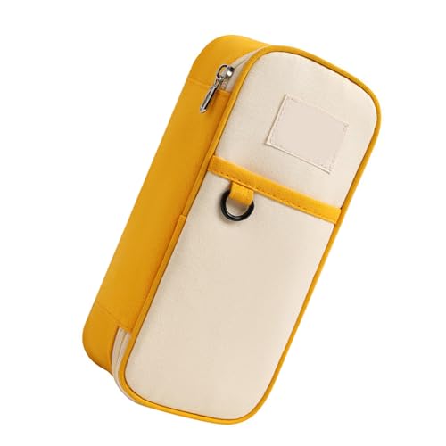 GKYQVE Große Bleistiftkoffer Hochkapazität Stiftbeutel Multi Fächer Pen Organisator Reise Make Up Tasche Für Büroschule Für Reisebüro Zubehör von GKYQVE