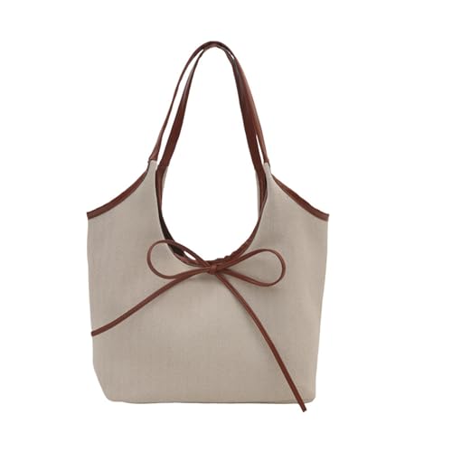 GKYQVE Großkapazität Handtasche Einfache Umhängetaschen Schüler Schultasche Bögen Pendeln Mode Shopping Alltag Frauen Schöne Bögen Handtasche All Matching Schulter Mode Jeden Tag von GKYQVE