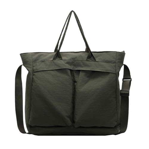 GKYQVE Großkapazität Nylonbeutel Für Frauen Schultertasche Handtasche Crossbody Tasche Mit Verstellbarem Gurt Satchel Top Geldbörse Freizeitstile von GKYQVE