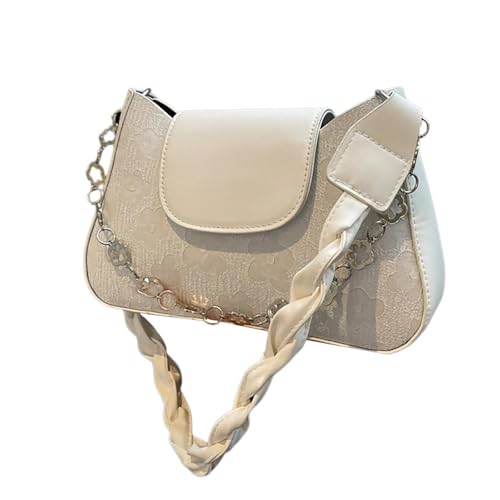 GKYQVE Großkapazität Umhängetasche Modehandtasche Geprägt Achselbeutel Retro Achselhöhle Kette Einkauf Für Frauen Frauen Achselhilfe Handtasche All Matching Schulter Achselhilfe von GKYQVE