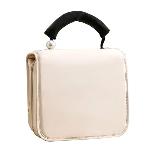 GKYQVE Hängende Reise Toilettenbeutel Für Frauen Make Up Tasche Kosmetische Handtasche Aufbewahrung Organisatoren Beutel Mit Perlen Handeln Reißverschluss Make Up von GKYQVE