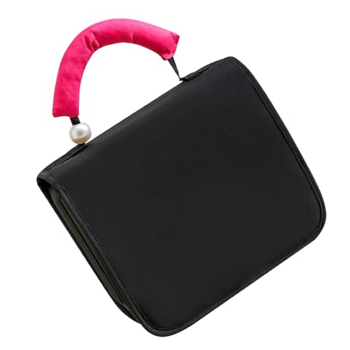 GKYQVE Hängende Reise Toilettenbeutel Für Frauen Make Up Tasche Kosmetische Handtasche Aufbewahrung Organisatoren Beutel Mit Perlen Handeln Reißverschluss Make Up von GKYQVE