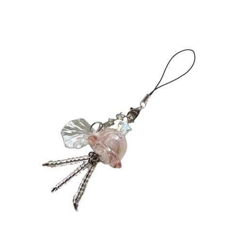 GKYQVE Handgefertigter Jellyfish Anhänger Einzigartiger Schlüssel Schmücken Zart Hängende Dekore Stylish Quallen Telefon Charme Für Jeden Anlass Handgefertigter Telefonanhänger GKYQVE Handgefertigter Jellyfish Anhänger Einzigartiger Schlüssel Schmücken Zart Hängende Dekore Stylish Quallen Telefon Charme Für Jeden Anlass Handgefertigter Telefonanhänger von GKYQVE