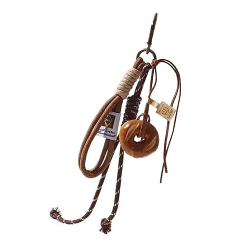 Handgefertigter Lächelnder Gesicht Bagel Keychain Cartoon Brot Anhänger Anhänger Tasche Charm Telefon Geldbeutel Schlüssel Für Autoschlüsseln Und Taschen Trendy Keyring Geschenk von GKYQVE