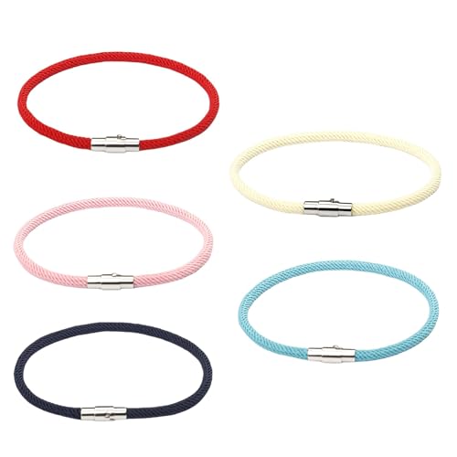GKYQVE Handgefertigtes Geflochtenes Armband Charme Einzigartiges Geflochtenes Nylon Freundschaftsarmband Mit Magnetischem Verschluss Für Männer Und Frauen Glück Inspiriertes Gewebtes Armband von GKYQVE