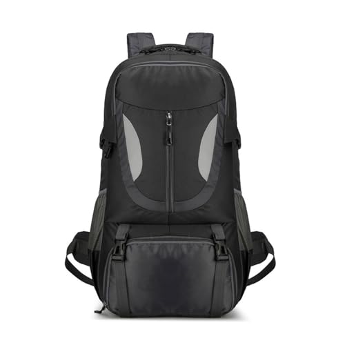 GKYQVE Herren Frauen 60L Outdoor Wandern Und Camping Daypack Komfortable Verstellbare Wasserdichte Rucksack Mit Seitenhochtaschen Abenteuerausrüstung Rucksack von GKYQVE