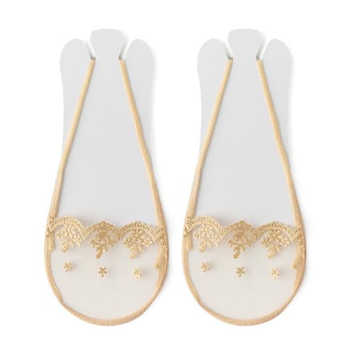 GKYQVE Komfort Unsichtbare Socken Mit Slingback Elastic Gurt Leichte Baumwollblume Spitze Halbzehen Liner Für Kleiderschuh Unsichtbare Frauen von GKYQVE