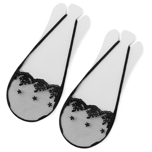 GKYQVE Komfort Unsichtbare Socken Mit Slingback Elastic Gurt Leichte Baumwollblume Spitze Halbzehen Liner Für Kleiderschuh Unsichtbare Frauen von GKYQVE