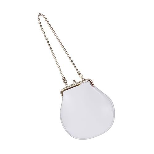 GKYQVE Koreanische Mode Kleine Schultertasche Mit Perlenkettengurt PU Leder Crossbody Tasche Abend Handtasche Für Hochzeitsfeiern Kette Geldbeutel Kleine Handtasche von GKYQVE