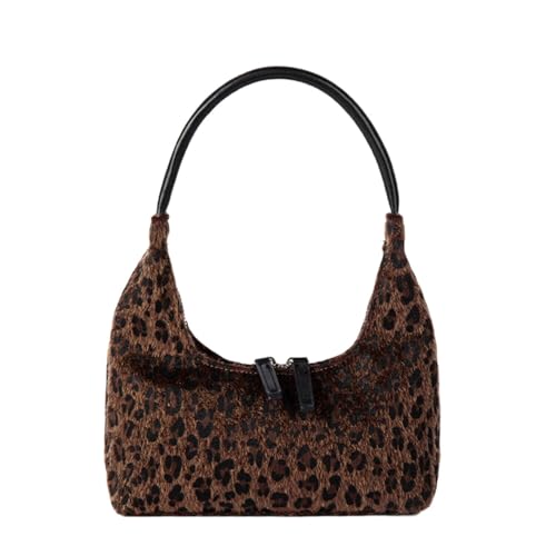 GKYQVE Koreanische Plüsch Leoparden Muster Retro Handheld Taschen Mode Abendtaschen Trendige Frauen Für Cocktail Hochzeitsfeier Weiche Plüsch von GKYQVE
