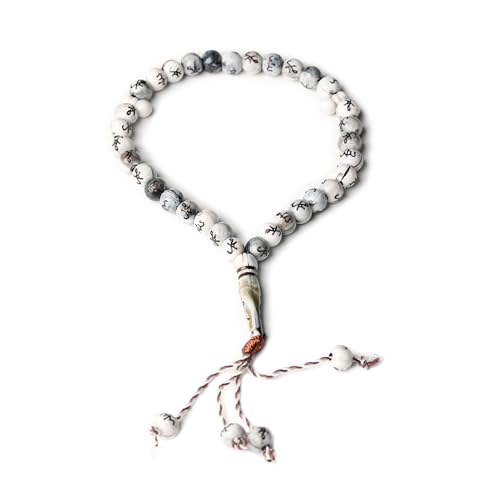 GKYQVE Langlebige Stringgebetsperlen 33 Rosenkranzperlen Armbandanbetung Zubehör Accessoire Tasbih Armreifen Für EID Und Meditationsmeditationsinstrumente von GKYQVE