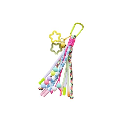 GKYQVE Lebendiger ABS Carabiner Schlüsselbund Clip Mit Geflochtenem Kabelbeutelanhänger Für Wanderrucksäcke Freien Und Reiseausrüstung Mode Schlüsselhalter von GKYQVE