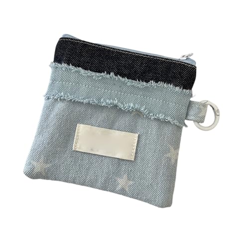 GKYQVE Lebendiger Geometrischer Kartenhalter Für Teenager Mit Reißverschlussschließung Leichtes Polyestermünzen Geldbörse Und Cash Travel Friendly Compact Cash Organizer von GKYQVE