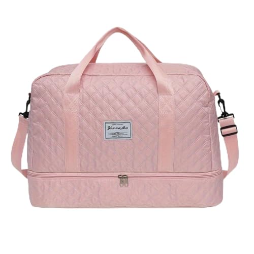 GKYQVE Mehrzweck Sport Tasche Große Schulter Mit Bequemen Seitentaschen Und Nasse Trockentrennung Baumwollhandtasche Für Männer Schulter von GKYQVE