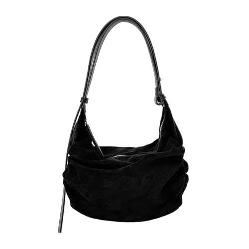 GKYQVE Mode Damen Plissierte Crossbody Geldbörse Geräumige PU Leder Casual Umhängetasche Mit Verstellbarem Riemen Für Den Täglichen Gebrauch Crossbody Bag von GKYQVE