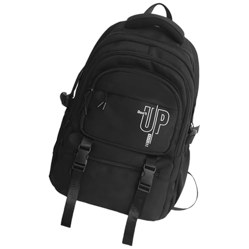 GKYQVE Mode Mehrere Taschen Nylon Rucksack Für Schule Und Reisen Unisex Student Laptop Book Tasche Große Kapazität Jungen Mädchen Mädchen von GKYQVE