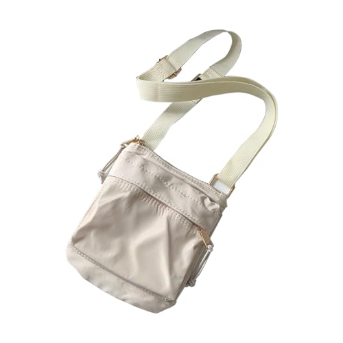 GKYQVE Mode Nylon Bag Pu Leder Crossbody Tasche Casual Satchel Geeignet Für Den Täglichen Retro Nylon Messenger Bag Geeignet von GKYQVE
