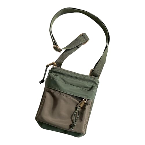 GKYQVE Mode Nylon Bag Pu Leder Crossbody Tasche Casual Satchel Geeignet Für Den Täglichen Retro Nylon Messenger Bag Geeignet von GKYQVE