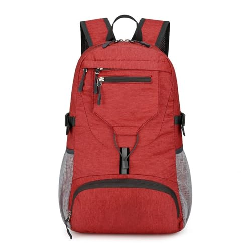 Mode Outdoor Reisewander Rucksack Für Frauen Und Männer Falten Große Kapazität Solid Color Laptop Daypack Camping von GKYQVE