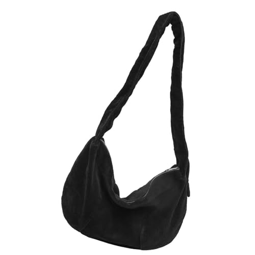 GKYQVE Moderne Cord Knödel Pack Crossbody Bag Handtasche Große Modische Umhängetaschen Für Verschiedene Gelegenheit Casual Damenhandtasche von GKYQVE